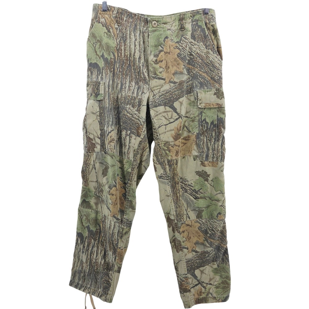 Atlanco Realtree Camo Cargo Pants Mens Medium Regular Made in USA Vintage 1990s